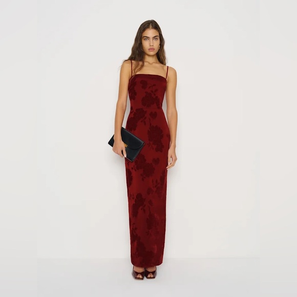 Reformation Dresses & Skirts - Reformation Frankie Red Scarlet Floral Dress